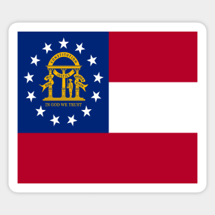 Georgia flag. USA Sticker